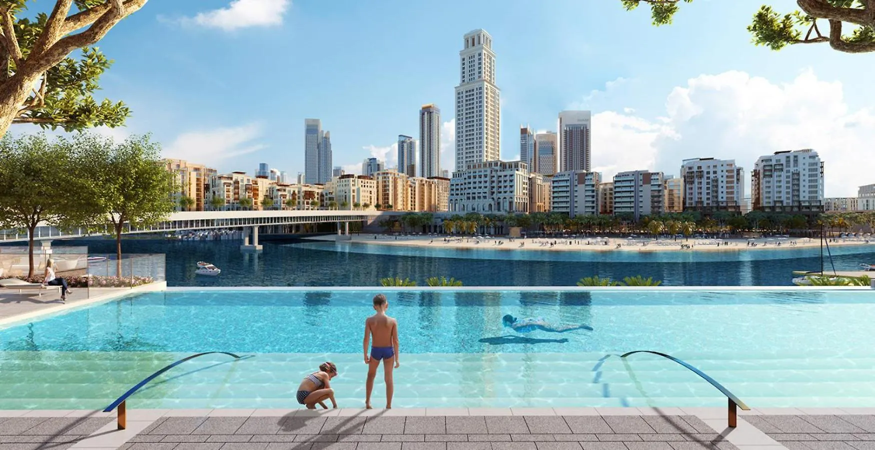 New Beach And Creek View 2Br In Palace Residences Dubai United Arab Emirates